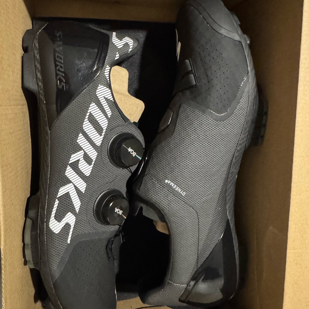 Specialized S-Works Black and Gray Cycling Shoes